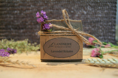Bio Lavendel Kräuter Seife weit