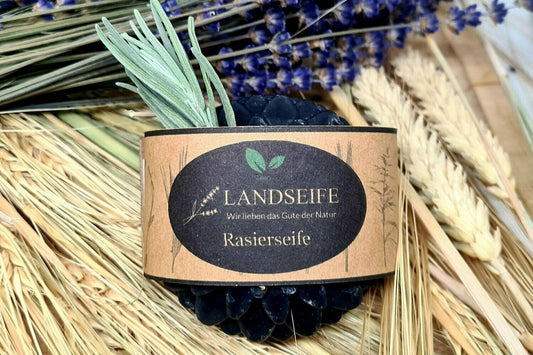 Bio Rasierseife Aktivkohle
