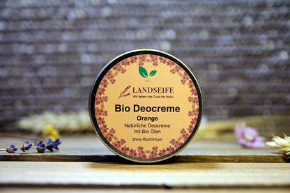 Bio Deocreme mit Orangenduft